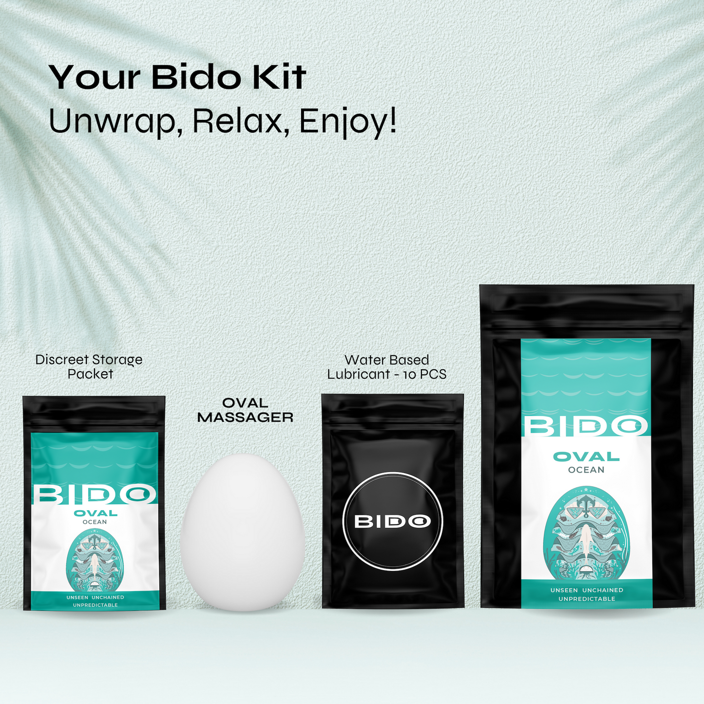 Bido Oval Massager Kit - OCEAN