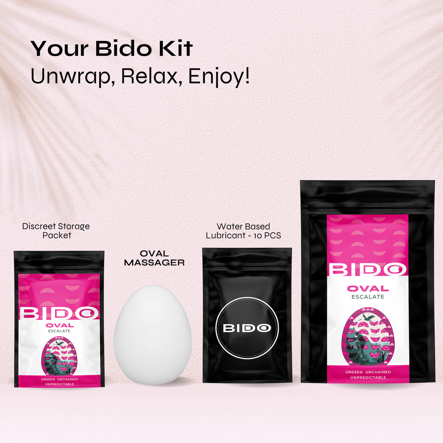 Bido Oval Massager Kit - ESCALATE