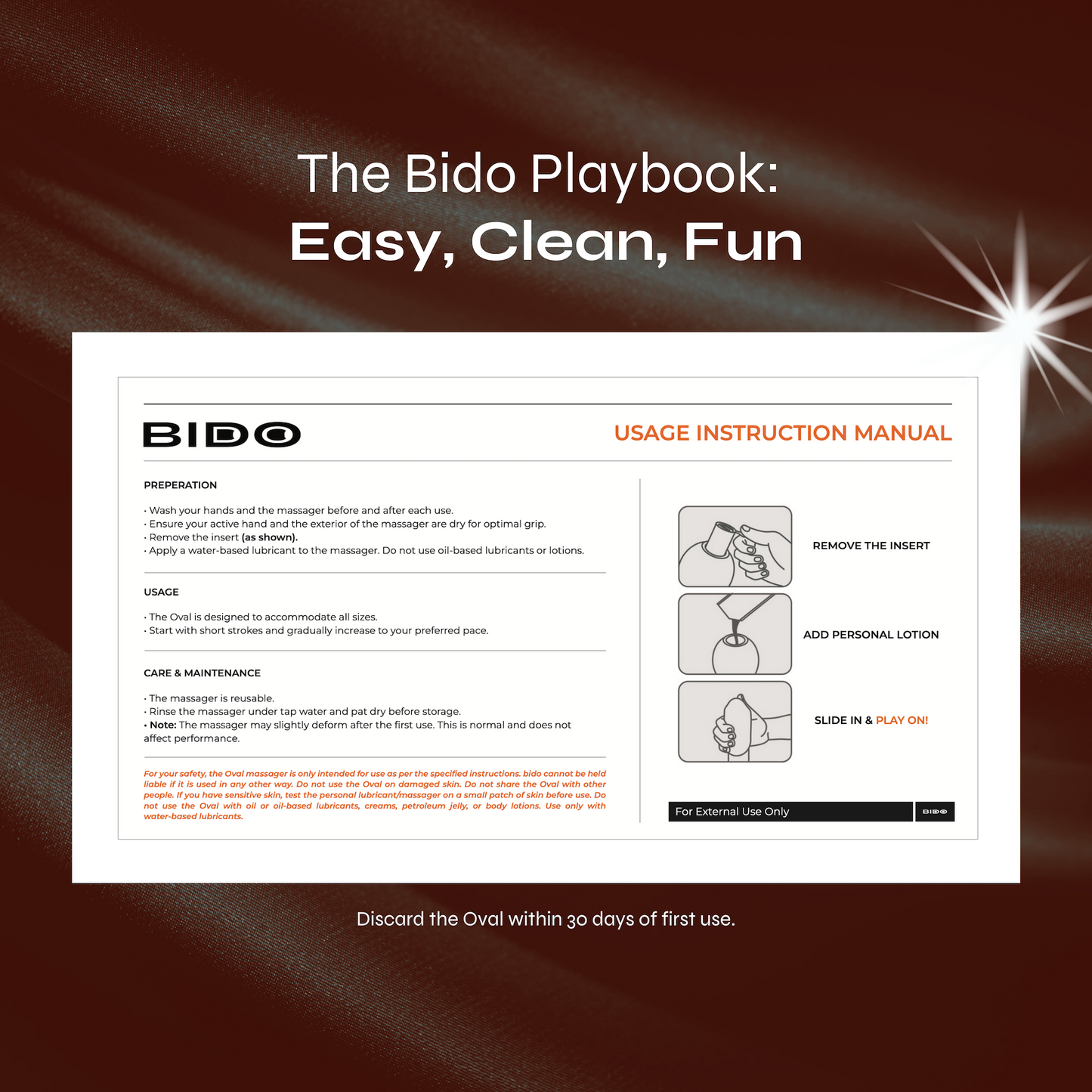 Bido Oval Massager Kit - MATRIX