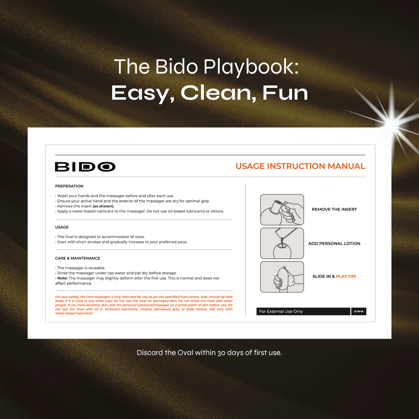 Bido Oval Massager Kit - PORTAL