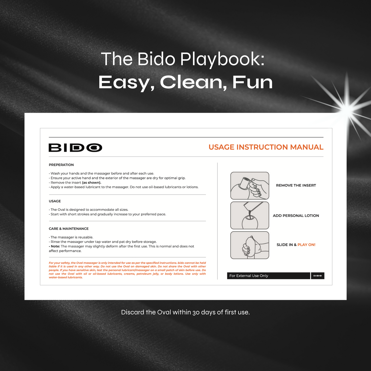 Bido Oval Massager Kit - BUD