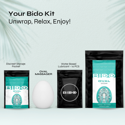 Bido Oval - OCEAN - Massager Kit