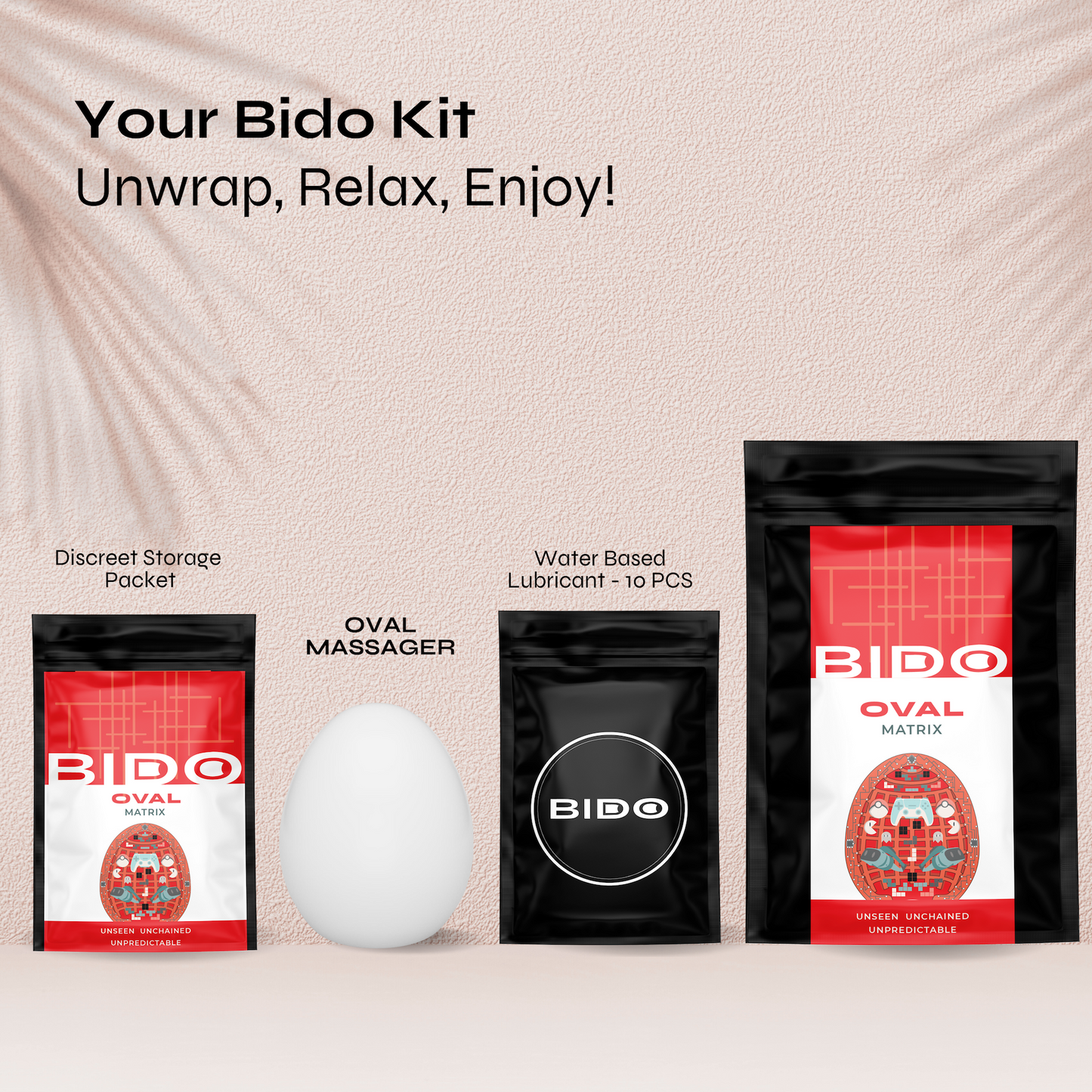 Bido Oval - MATRIX - Massager Kit